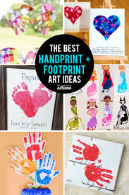 The Big List Of Handprint Art Gifts Keepsakes Footprints Too It S Always Autumn Ideas de cuadros para pintar con las manos , los pies y dedos en familia. handprint art gifts keepsakes