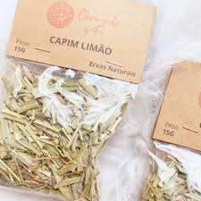 Banho de erva Capim Limão - 15g - Chamado de Fé