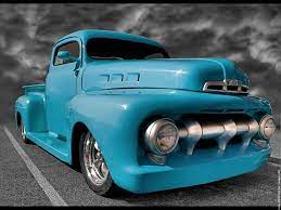 Blue Car Hot Road Cars Other Hd Desktop Wallpaper Classic Cars Trucks Vintage Pickup Trucks Classic Ford Trucks