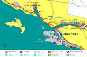 This accommodation is a short walk from stikovica beach and uvala lapad beach is not far away. Villa Marinovic Zaton Mali Location Map