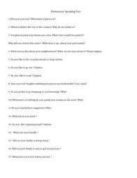Test your english there are 15 questions in this test. 3 Useful Elementary Speaking Tests For Evaluating Students