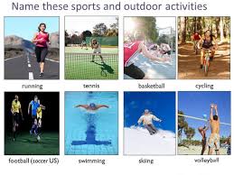 Outdoor Activities Vocabulary In English Eslbuzz Learning English English Vocabulary Outdoor Activities Activities