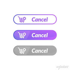Simple Design Of Cancel Order Button Online Shop Icon Material Cartazes Para A Parede Posters Cancelar On Line Teia Myloview Com Br