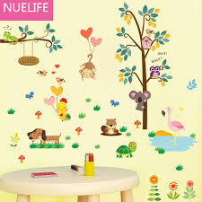 Berikut ini adalah gambar binatang lucu untuk diwarnai oleh anak tk dan sd. New Owl Pola Monyet Kebun Binatang Stiker Dinding Anak Ruang Kelas Tk Ruang Tidur Dekorasi Stiker Lukisan Wall Sticker Decorative Stickerswall Stickers Children Aliexpress
