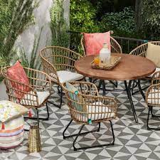 Modern Rattan Wicker Chair For Outdoor Furniture In 2021 Target Patio Furniture Patio Dining Table Patio Furniture Dining Set