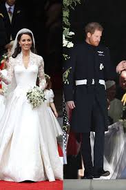 For her 2018 wedding to prince harry, meghan markle wore a givenchy gown designed by clare waight keller. Royal Wedding The Differences Between Meghan Markle And Kate Middleton S Big Days Vogue Paris