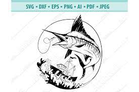 Download Marlin Svg Swordfish Fishing Svg Fishing Png Dxf Eps 684505 Cut Files Design Bundles