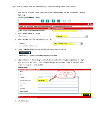 Open a bank account online in canada. Step 4 Banking Section Help Please Refer To Your Personal Banking