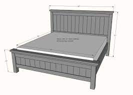 To begin milling, i jointed one face and one edge. Farmhouse Bed Standard King Size Ana White