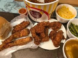 I use the pan fried chicken recipe from the first or second season of good eats. Signature Dish The Standout At Woody S Just Chicken The Blade