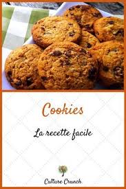 Epingle Par Sur Gateau Au Chocolat Recette Facile Cookies Et Biscuits Recette