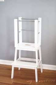 Easy Diy Learning Tower Sweet Anne Designs Learning Tower Kitchen Stools Ikea Ikea Stool