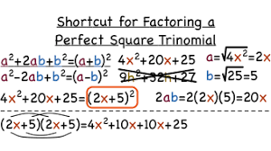 Because (1 − x) is the negative of (x − 1). How Do You Use A Shortcut To Factor A Perfect Square Trinomial Virtual Nerd