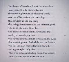 The Modern Denial Of The Fallen Nature Of Man Giacomo Leopardi Canti Excerpt From The Poem Broom Or The Flower Of The Desert Poe Pessimism Denial Poems