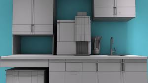 office kitchen cabinets 3d model $15