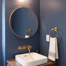 Overstock.com has been visited by 1m+ users in the past month 75 Beautiful Small Blue Powder Room Pictures Ideas July 2021 Houzz