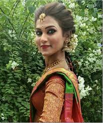 Pull out pieces in the front for added drama. Wedding Hairstyles Bridal Front Hairstyle South Indian Wedding