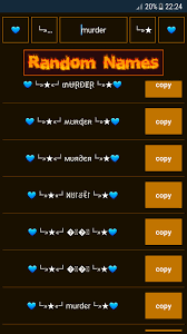 This cute display name generator is designed to produce creative usernames and will help you find new unique nickname suggestions. Name Creator For Free Fire For Android Apk Download