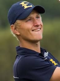 Reese Jensen of @harvardgolf at the 2025 Hamptons Intercollegiate hosted by  @greyhoundsgolf #hamptonsintercollegiate #collegegolf #ncaagolf  #babygrandegolf #gonegolfing