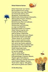 Onkel Huberts Garten Sommergartengedicht Elkes Kindergeschichten Geschichten Fur Kinder Gedicht Sommer Gartengedichte