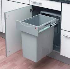 hailo easy cargo inbouw prullenbak 40 l grijs keuken idee keukenkast keuken prullenbak