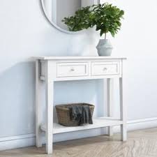 I needed to make a hall table so made a narrower version, and had to alter the dimensions to suit the metric system and readily available materials at bunnings. Painted White Elm Hall And Console Table Furniture123