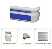 PVC Hospital Corridor Handrail Support Railing and Wall Protection for  Corridors and Halls Medical Hallway Hand Rails