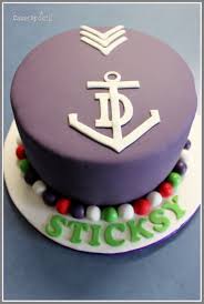 Afl Fremantle Dockers Fondant Cake Cupcake Cakes Cake Party Cakes