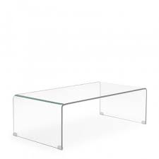 Crhis Transparent Glass Coffee Table Sklum
