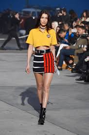 Gigi opted to wear a monochromatic baby blue look. Gigi Hadid Street Style Summer Beauty News