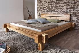 Valnatura bett 180×200 wildeiche massiv entdecken. Massivholz Balken Bett 180x200 Rustikal Wildeiche Geolt Doppelbett Holz Gestell Ebay