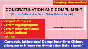 Aug 29, 2019 · soal berikut terdiri dari 20 soal pilihan ganda yang telah diambil dari materi self introduction, pronouns, congratulation dan complimenting someone, dan showing intention (simple future tense). Congratulation And Compliment In English L Ucapan Selamat Dan Pujian Dalam Bahasa Inggris L Mudah Youtube
