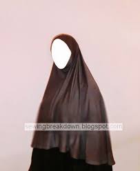 خياطة و تفصيل خطوات خياطة خمار لحجاب شرعي Sewing Knitting Couture