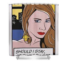 No058 Madison Ivy Shower Curtain