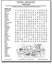 Preview Of Word Search Yard Sale Word Puzzles Word Find Christmas Word Search