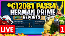 Hermann Prime Reports: #C12081 Pass4 Opening 🔥 LIVE! 🔴 3 IMP ...