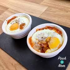 Bacon Bean And Egg Bakes Slimming World Https Pinchofnom Com 2016 05 Bacon Bean And Slimming World Recipes Syn Free Slimming World Snacks World Recipes