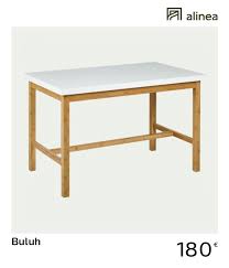 Alinea Buluh Table Haute Rectangulaire Blanche L120cm Meubles Salle A Manger Et Cuisine Tables Hautes Et Bars Table Haute Meuble Salle A Manger Table