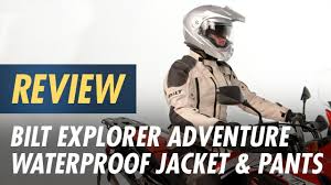 Bilt Explorer Adventure Waterproof Jacket Pants Review At Cyclegear Com