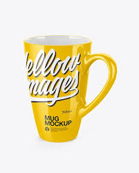 Download Glossy Mug Mockup Half Side View High Angle Shot In Object Mockups On Yellow Images Object Mockups Mockup Free Psd Psd Mockup Template Mockup Free Download PSD Mockup Templates