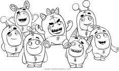 The official oddbods live coloring app combines traditional coloring with augmented reality technology, bringing your coloring sheets to life exactly the way you colored. Oddbods Coloring Pages Puppy Coloring Pages Bear Coloring Pages Abstract Coloring Pages