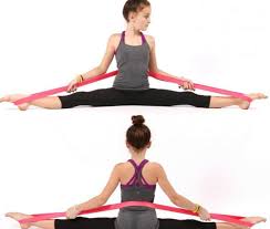 2m 2 2cm Splits Resistance Band Dance Practice Elastic Band Color Elastic Strap Stretch Pull Rope Muscle Tra Ballet Exercises Pilates Training Ballet Stretches