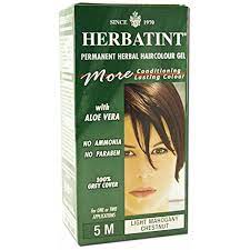 Herbatint 5m Permanent Herbal Light Mahogany Chestnut Haircolor Gel Kit 3 Per Case You Can Get More D Herbal Hair Colour Hair Color Herbatint Hair Color