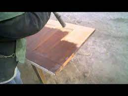 The most common decorative wood trim material is wood. Blast It Clean Wood Stain And Paint Removal Highlight Youtube