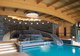For sure, no one would like to be in a dark, poorly lit swimming pool. Indoor Home Pool Designs