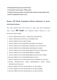 Berikut adalah contoh surat perjanjian sewa rumah. Draft Akta Notaris Lengkap Dengan Surat Surat Perjanjian Dan Pernyata