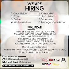 Contoh cv lamaran kerja yang baik. Lowongan Kerja Taiwan Tea House Lokerjakarta Id