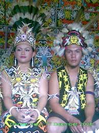 Dayak East Kalimantan Traditional Wedding Costume Kalimantan Pengantin Budaya