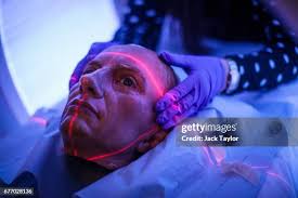 Radiographer at St Thomas' Hospital Dan Hodson examines a wax-work... News  Photo