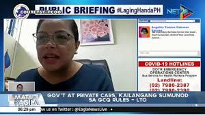 Here are the full guidelines from the department of transportation (dotr) on general transport under the general community quarantine (gcq). Gov T At Private Cars Kailangang Sumunod Sa Gcq Rules Lto Youtube